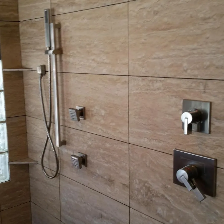 Shower fixture installation for Water Heater Replacement in Charles City